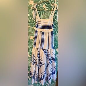 Charter Club Nautical stripe cotton dress sz XS